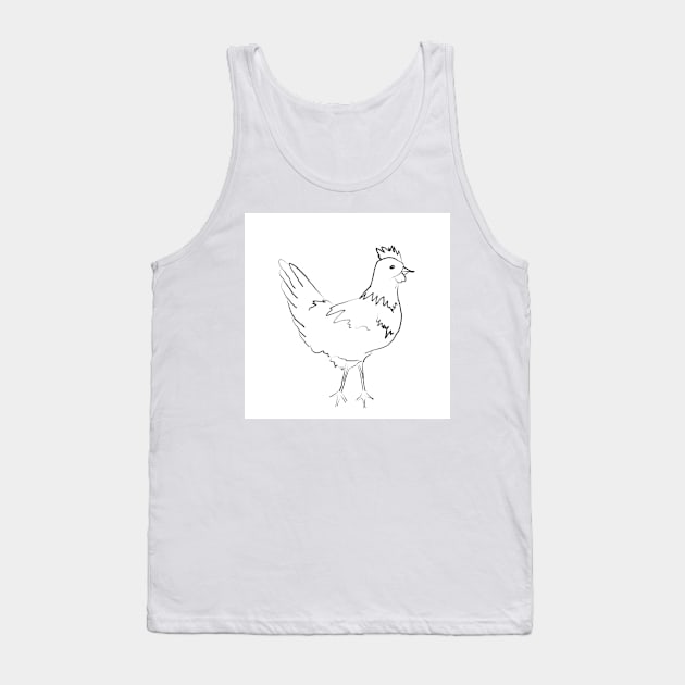 Chicken Ink Tank Top by laceylschmidt